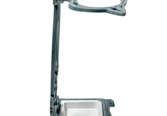 Art Nouveau Enameled Iron Umbrella Stand, 1900s